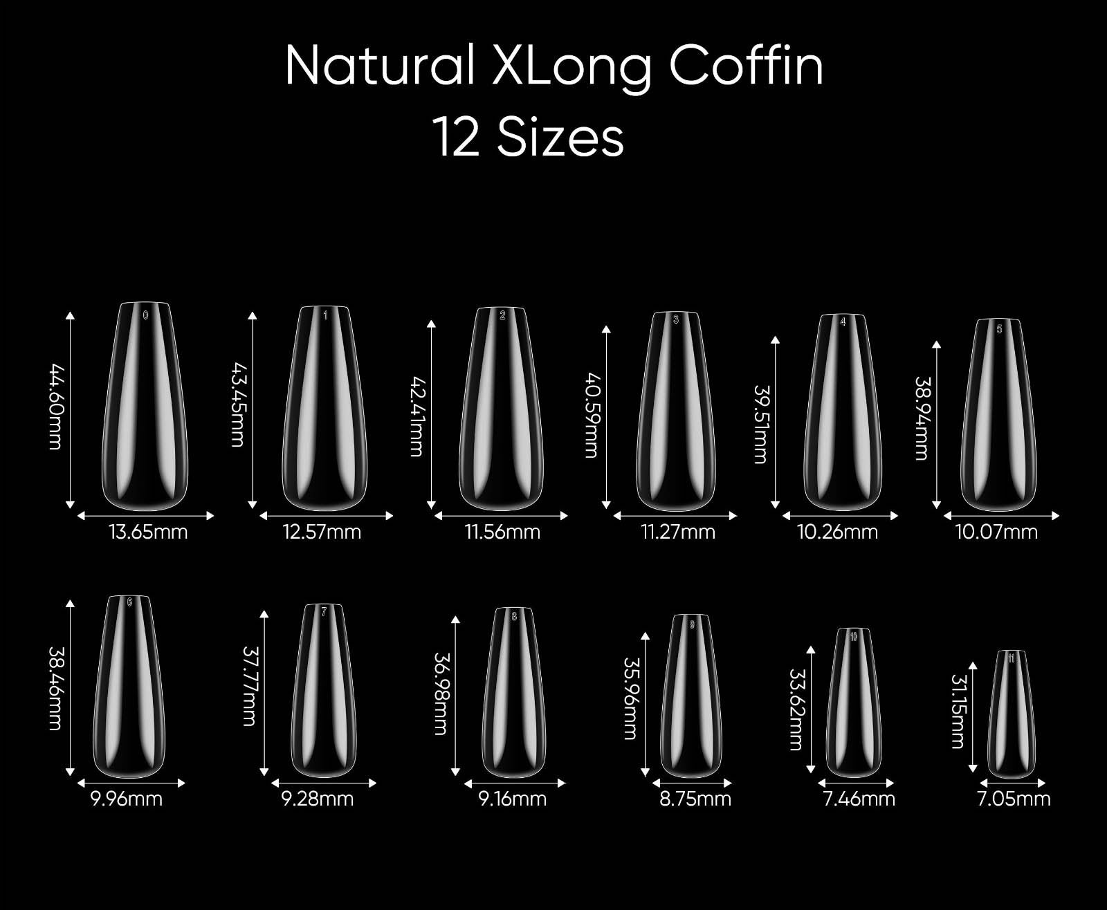 Refills - Natural Coffin Tips