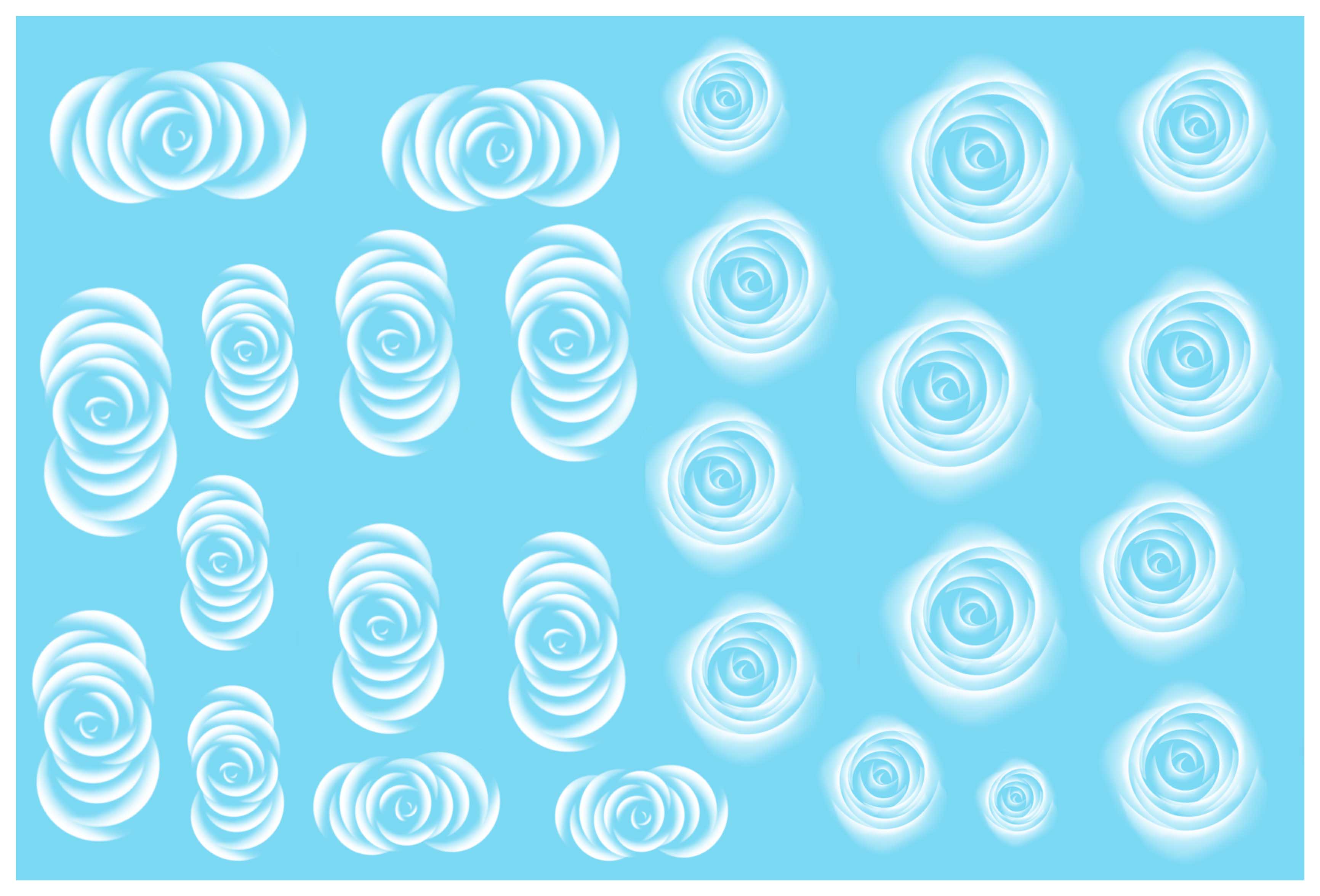 Airbrushed Roses- Premium Decal