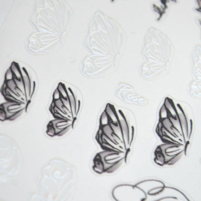 3D Butterfly Sticker