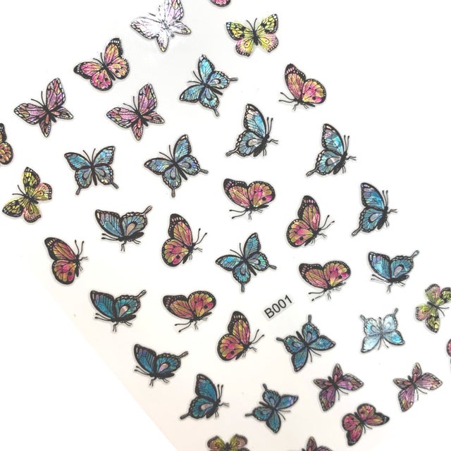 Butterfly Stickers Holo B1
