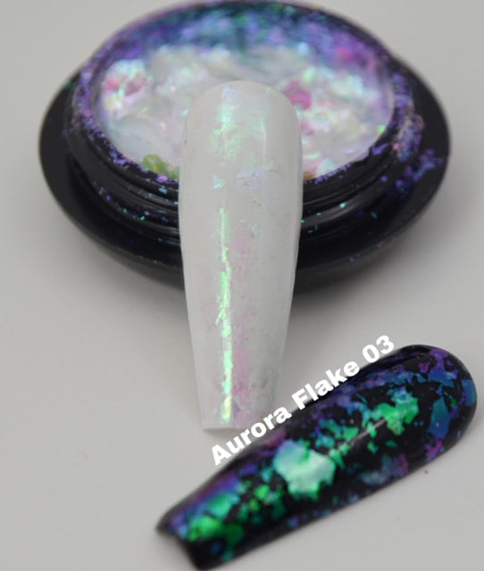 Aurora Chrome Flakes