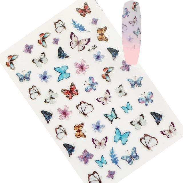 Butterfly Stickers Y90