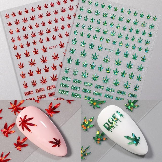 Pegatinas de marihuana