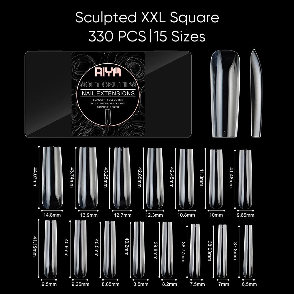 Refills - Sculpted Square Tips