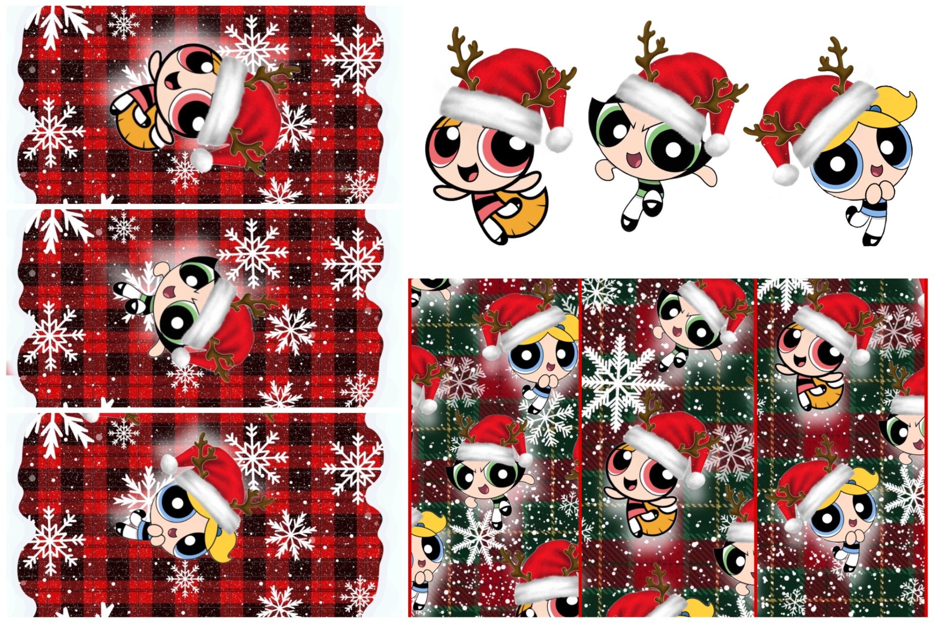 Powerpuff Christmas 23 Decals