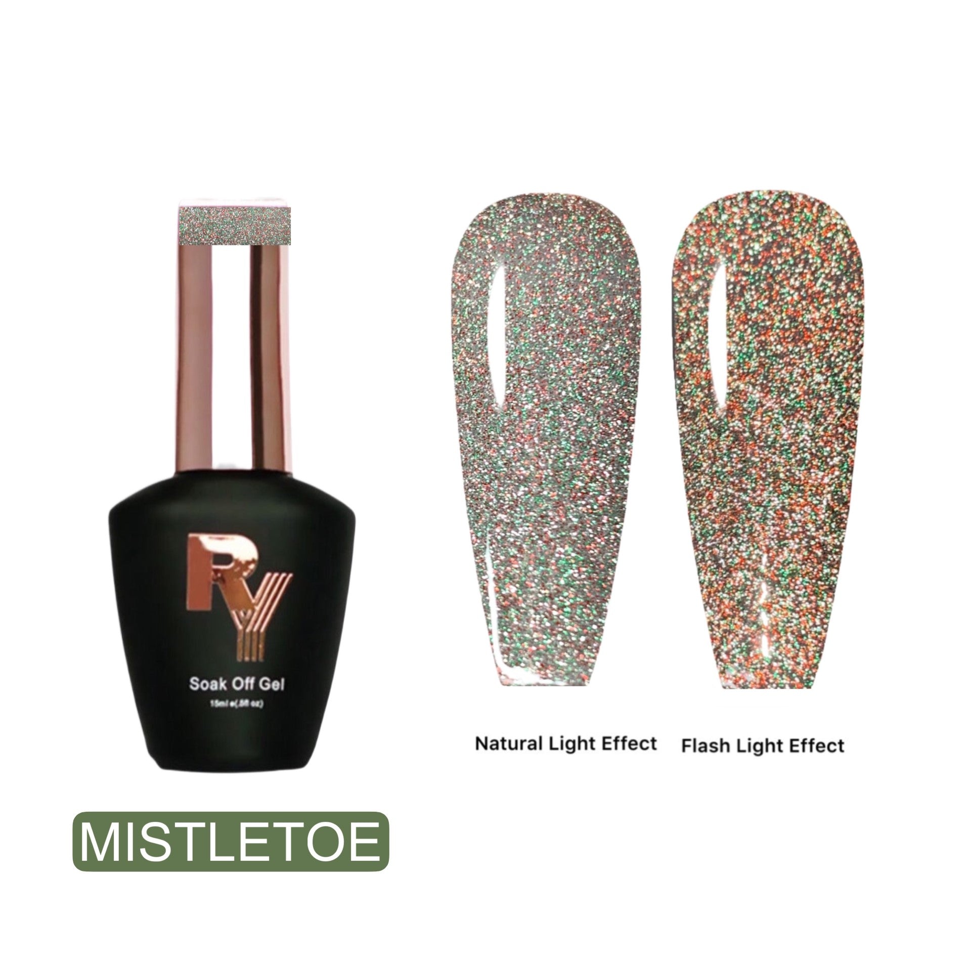 Reflective Glitter Gel 65 - Mistletoe