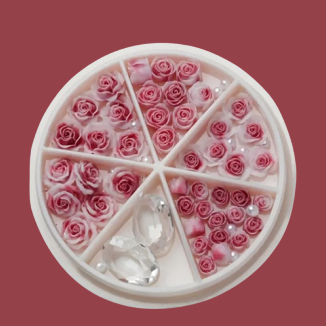 Mixed Size Acrylic Roses