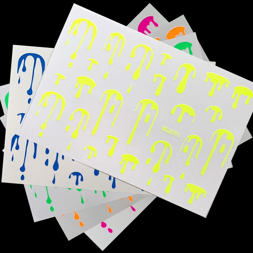 Neon Rage Decal Neon Drip Water Decal