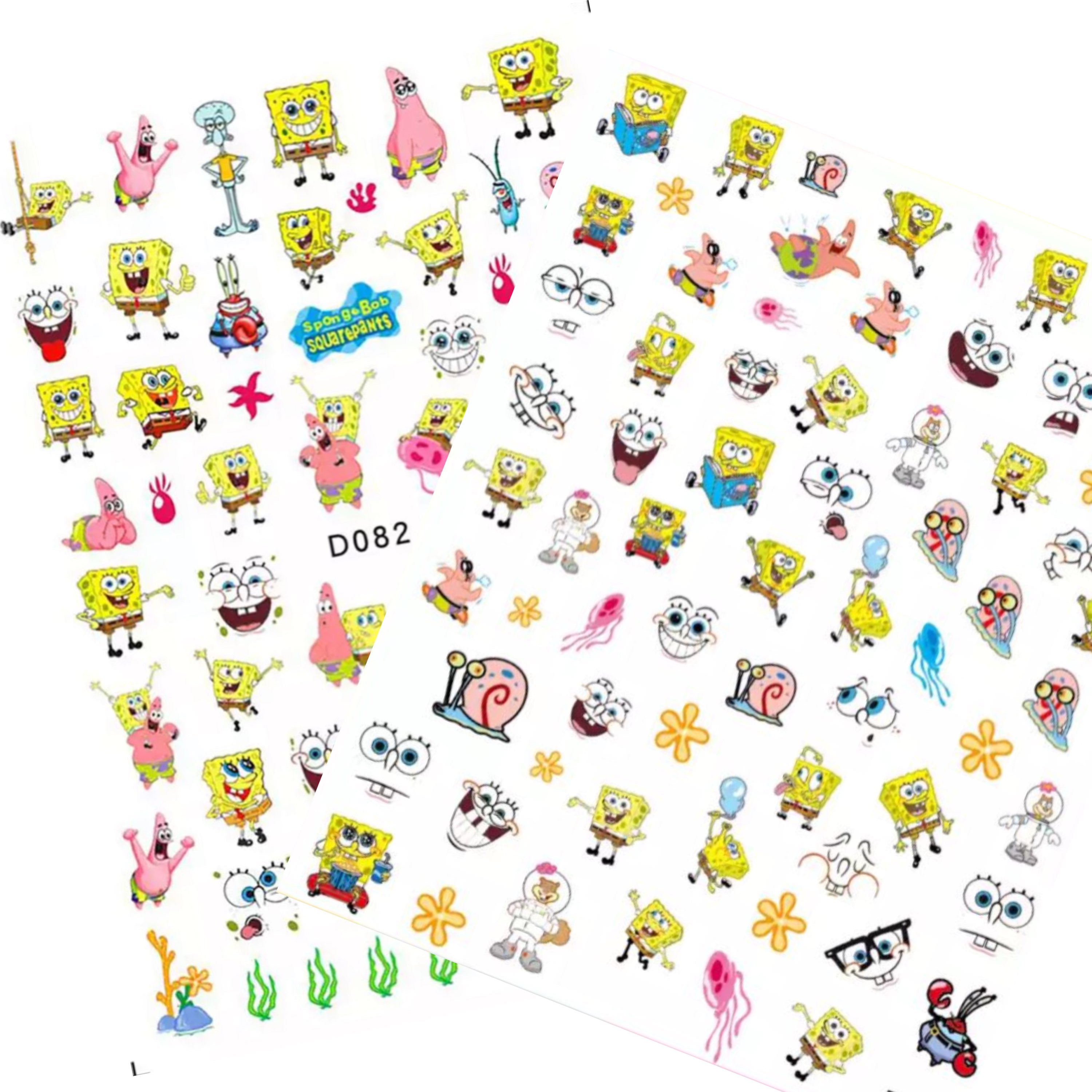 Spongebob Fish Sticker Spongebob Stickers Set #3