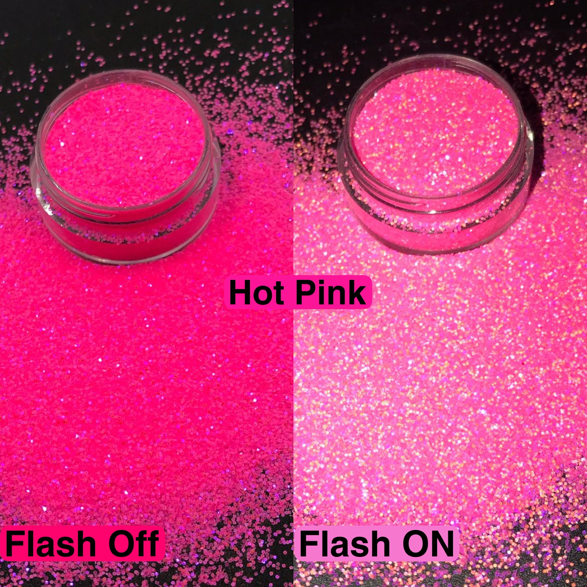 Reflective Glitter - Hot Pink